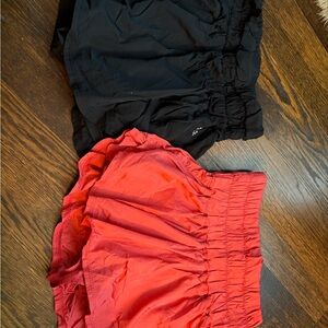 FP Movement by Free People Black and orange skort shorts